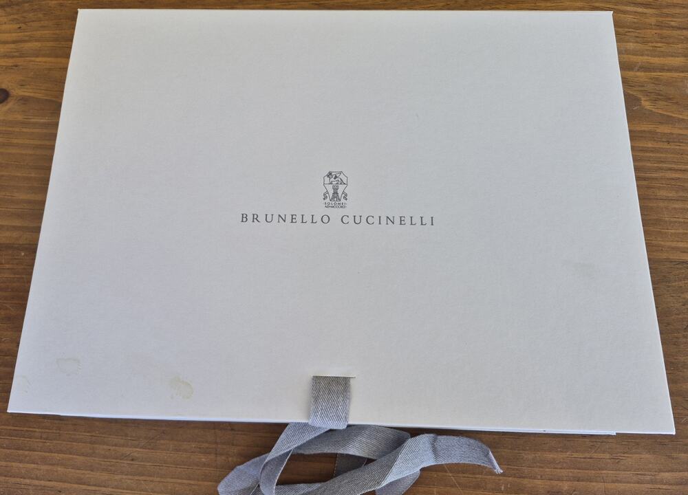 Authentic Brunello Cucinelli White Box 14.5 X 10.5 X 3